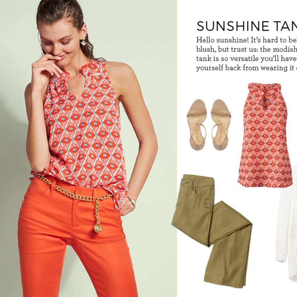 CAbi Sunshine Tank Size Medium Style 5420